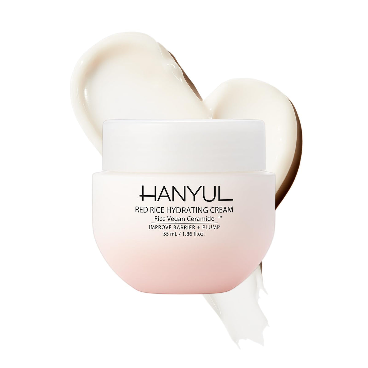 Hanyul Red Rice Hydrating Cream with Fermented Rice Extract & Ceramides | Korean Moisturizer for Plumping Hydration, Radiant Skin Glow, Firming & Barrier Support | For All Skin Types | Vegan