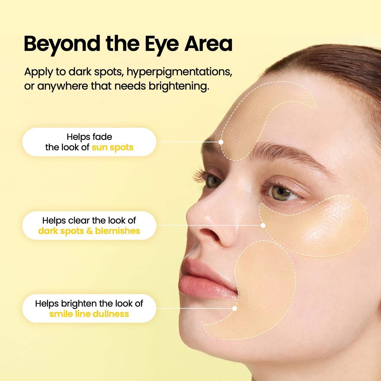 BIODANCE Collagen Peptide Eye Patches, Anti Wrinkle & Smile Line Patches for Face, Under Eye Mask for Fine Lines & Eye Bags, Travel Essentials & Self Care Gifts for Women, Korean Skin Care (60 Count)