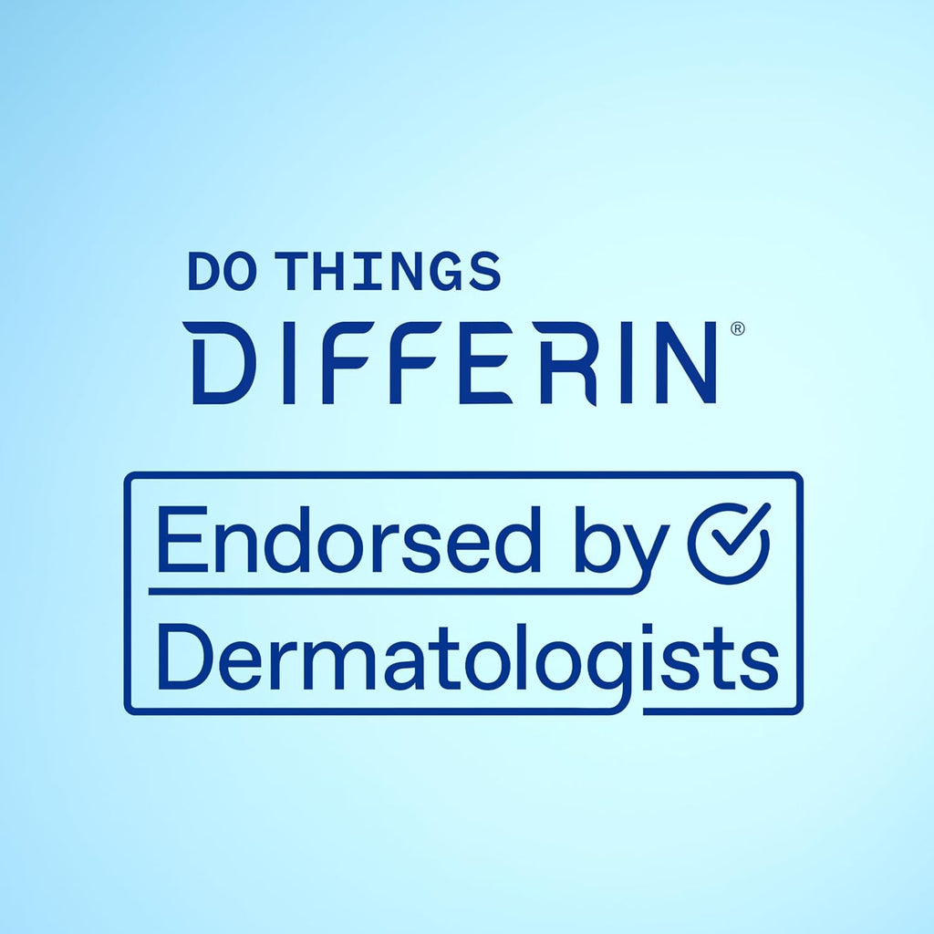 Differin Acne Treatment Gel, 90 Day Supply, Retinoid Treatment for Face with 0.1% Adapalene, Gentle Skin Care for Acne Prone Sensitive Skin, 45g Pump (Packaging May Vary)