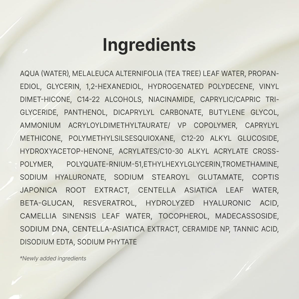 Dr.Althea 345 Relief Cream | PDRN & Hyaluronic Acid for Hydration, Blemish Care | Post-Acne Face Moisturizer with Centella & Niacinamide | Korean Vegan Skincare, 1.69 Fl Oz (Ver.2 - Pack of 1)