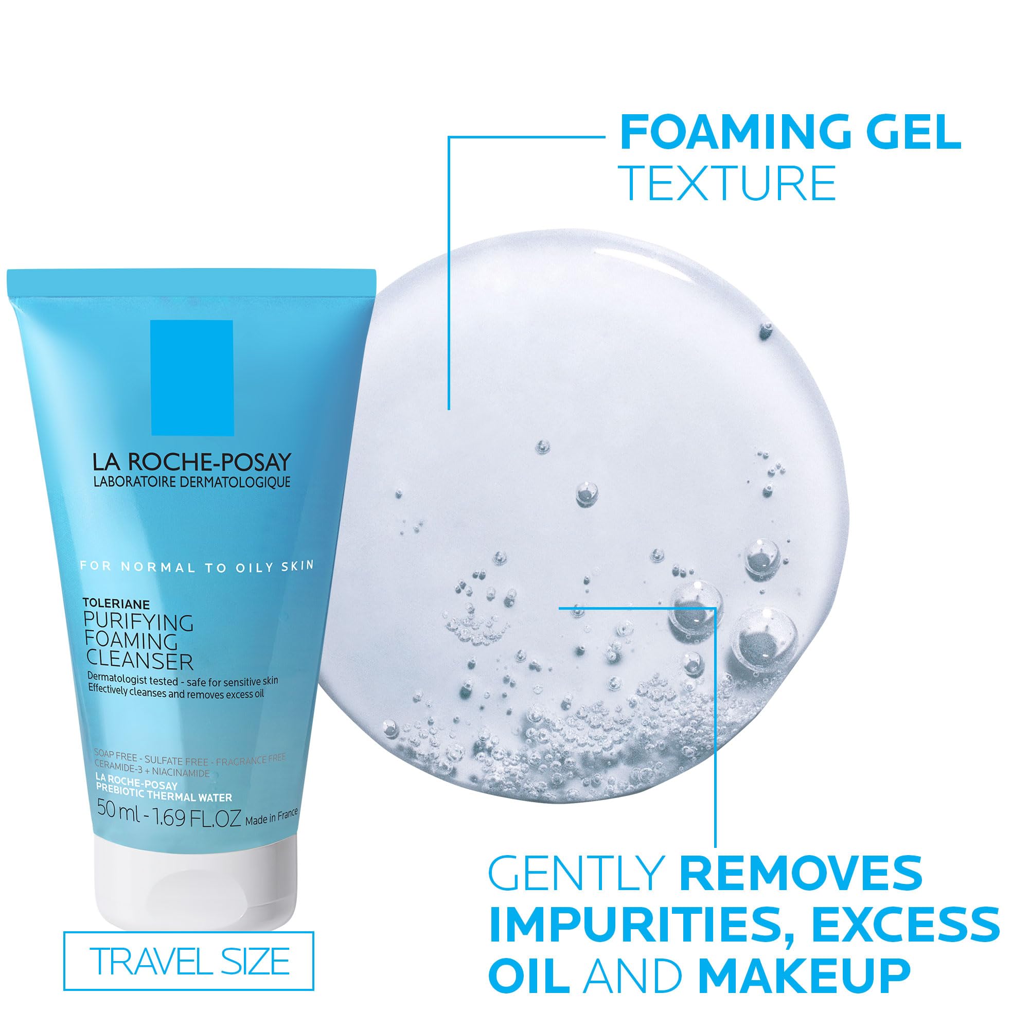 La Roche-Posay Toleriane Double Repair Face Moisturizer, Daily Moisturizer Face Cream with Ceramide & Niacinamide for All Skin Types, Immediate Comfort & Long Lasting Hydration, Fragrance Free